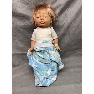 1985 Vintage Blue Box Anatomically Correct Girl Doll